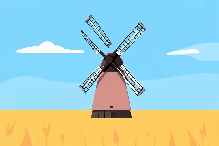 Wheat Windmill