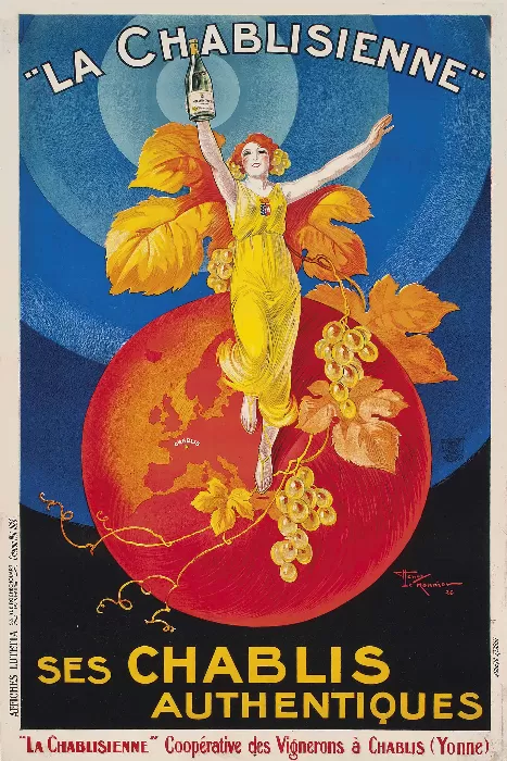 Vintage Advertising Poster La Chablisienne Wall Art