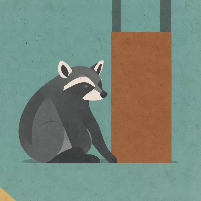Retro Raccoon