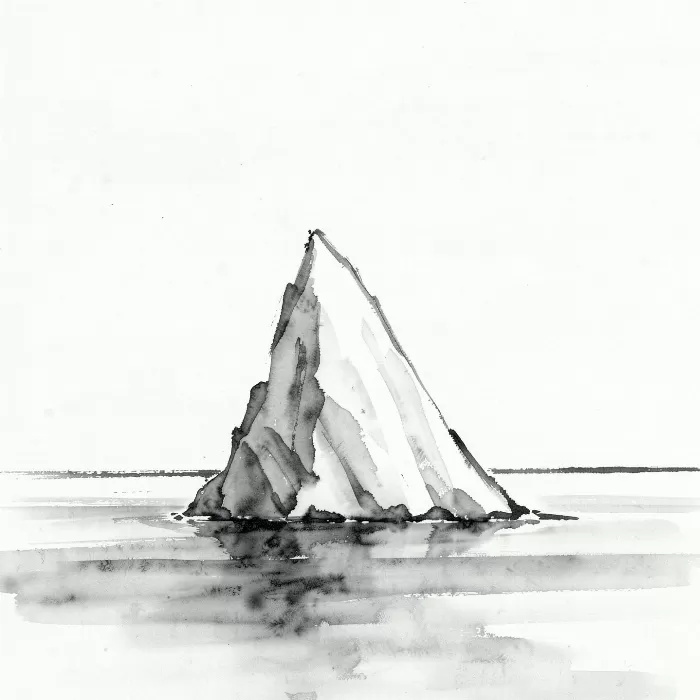 Monochrome Iceberg