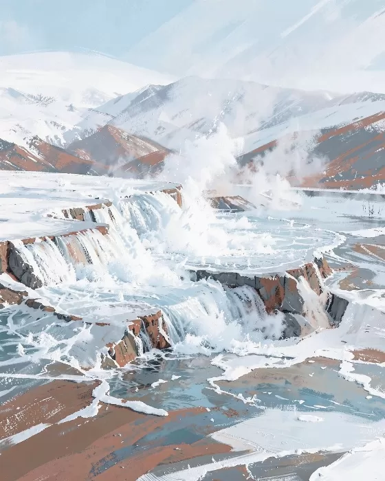 Winter Geyser