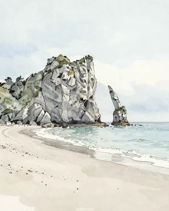Ruby Sea Stacks