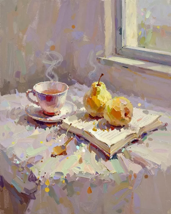 Sunlit Pears