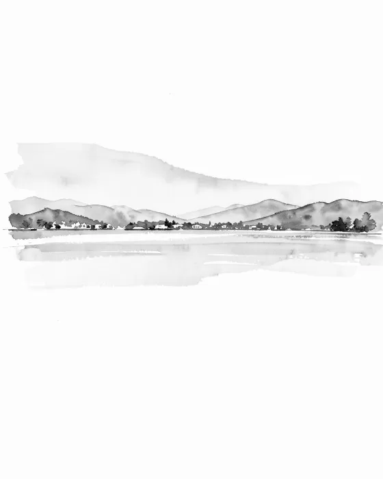 Lake Maggiore in Grey
