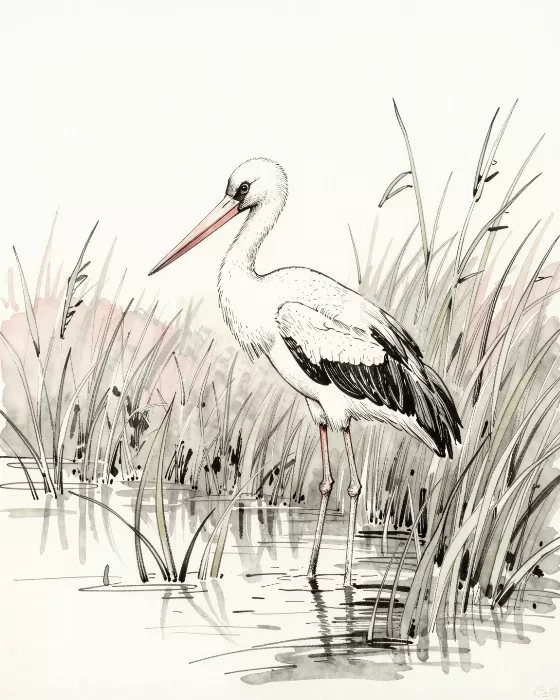 Marsh Stork IV