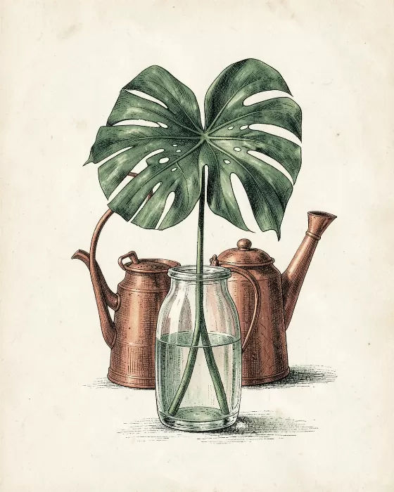 Monstera Vase