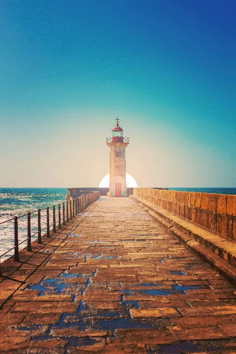 Monochrome Maritime Beacon
