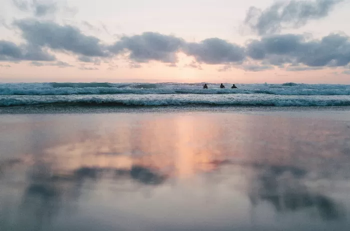 Surreal Seaside Sunset