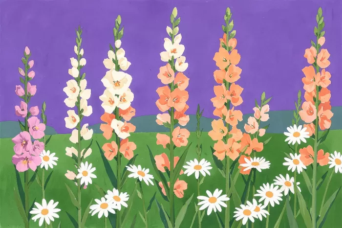 Delphinium Border