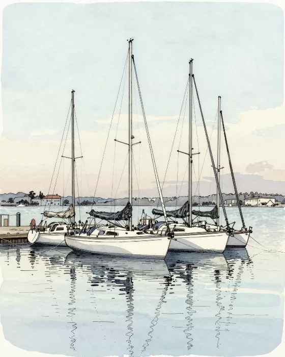 Masted Morning