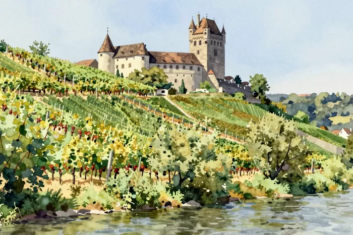 Rhine Vineyard