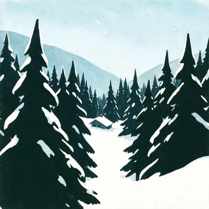 Cabin Snow