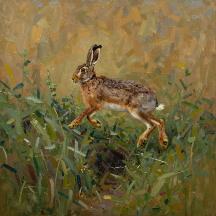 Hare In Motion