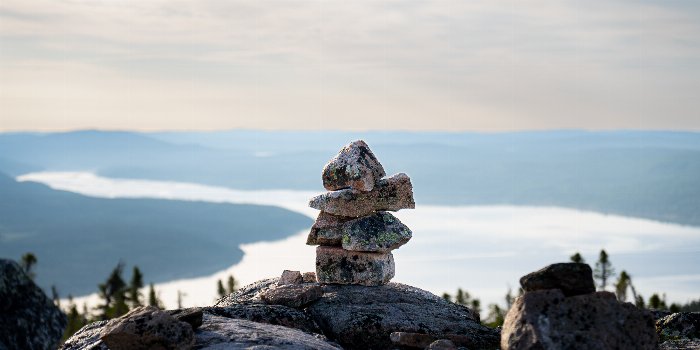 Inukshuk Morning - Newfoundland art print