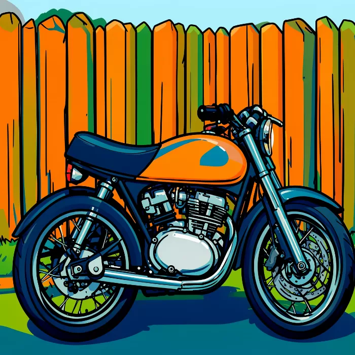 Retro Motorcycle