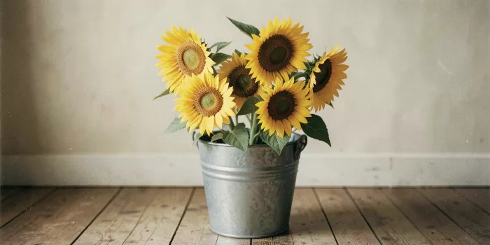 Amber Sunflowers
