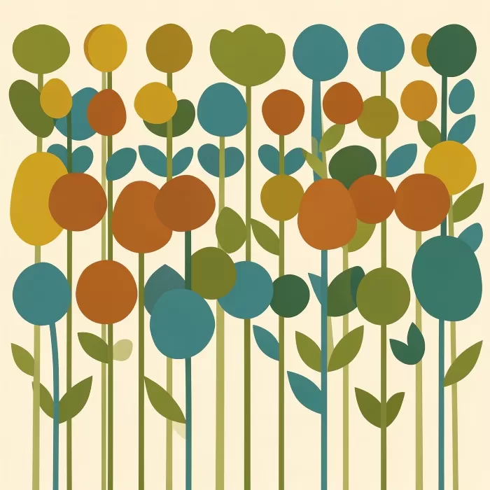Midcentury Flowers