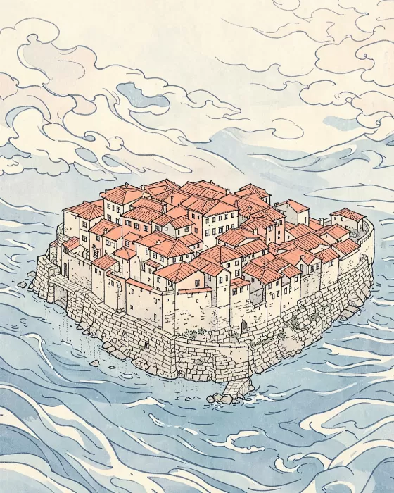 Coral Rooftops