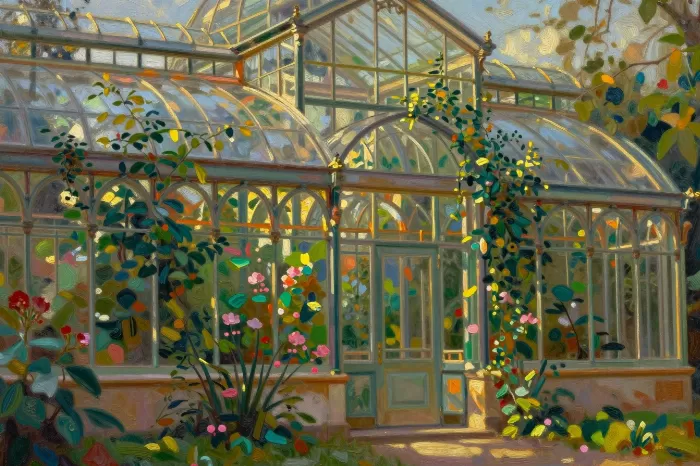 Sunlit Greenhouse