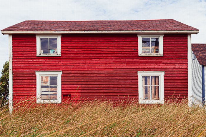 The Red Barn - Newfoundland art print