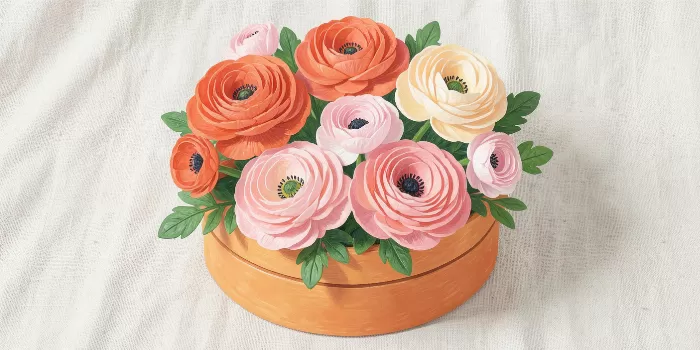 Ranunculus Hatbox