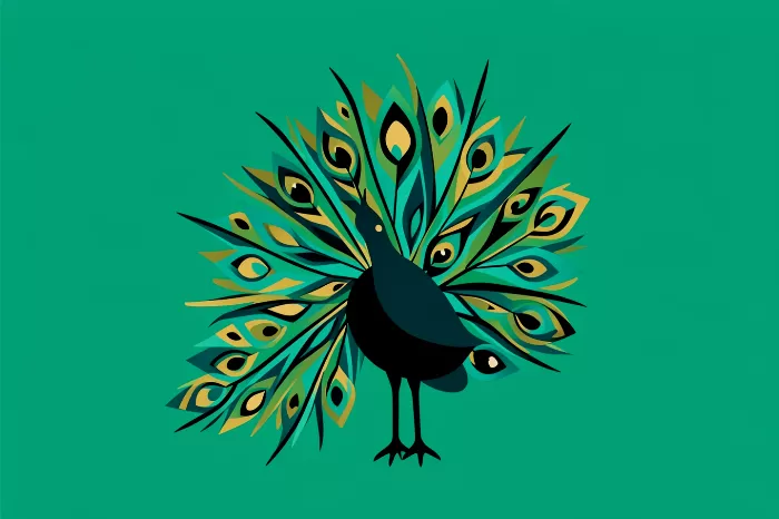 Retro Peacock