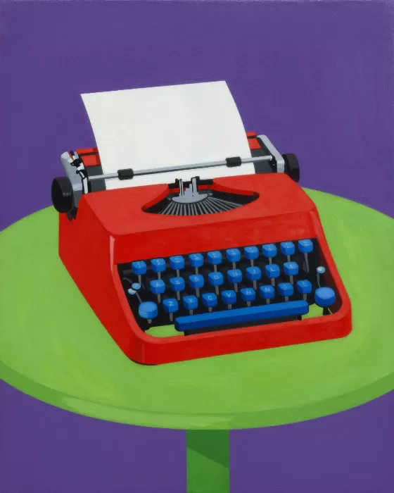 Red Typewriter