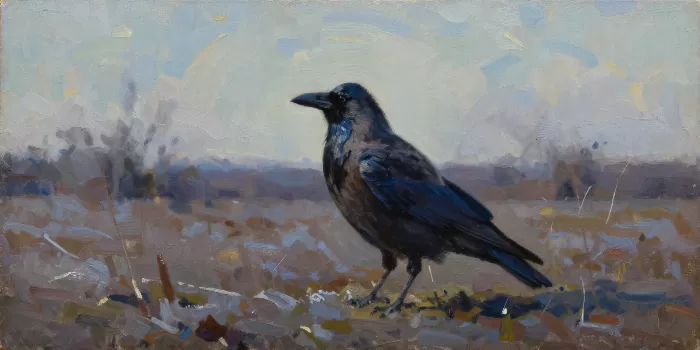 Winter Crow