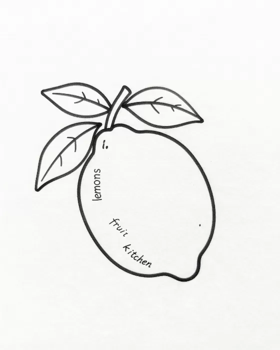Lemon Outline
