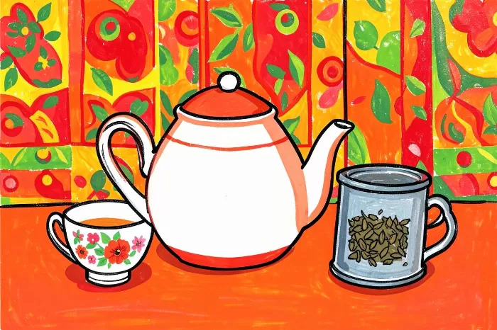 Cheerful Teapot