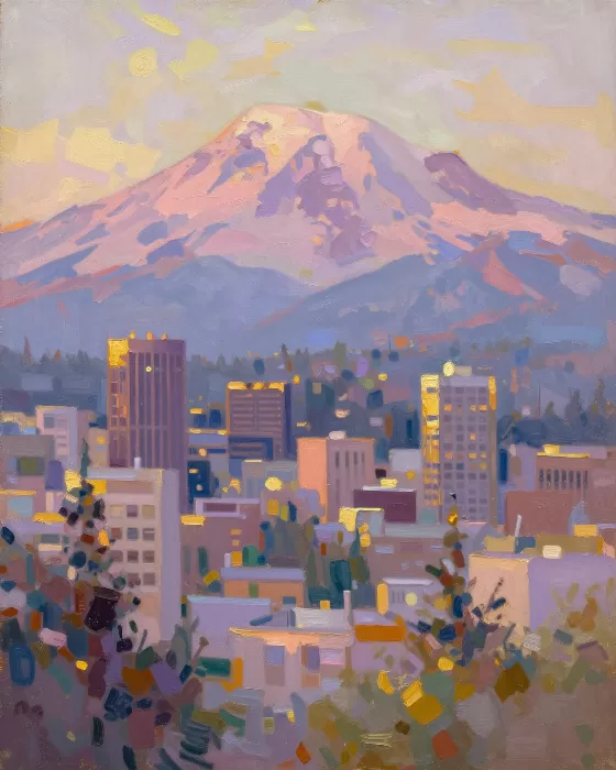 Rainier Sunset