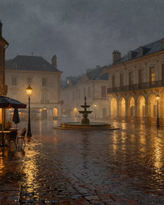 Rainwashed Square