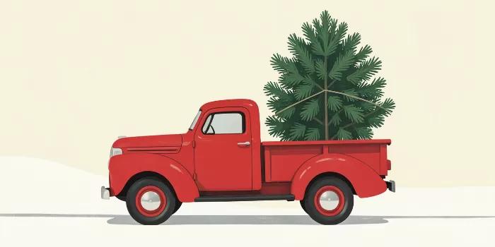 Red Pickup