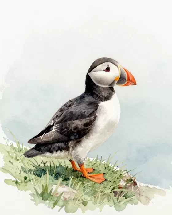 Clifftop Puffin
