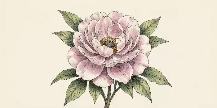 Cream Peony