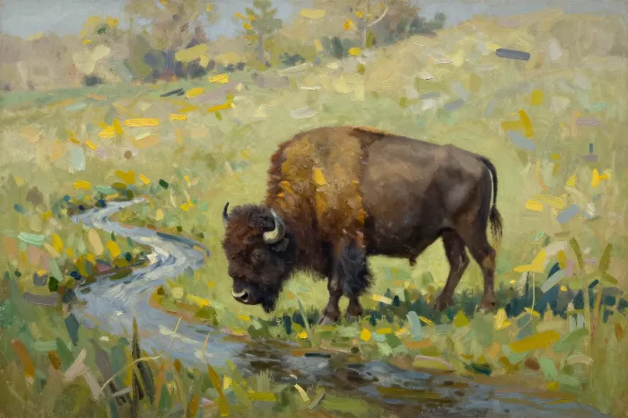 Creek Bison