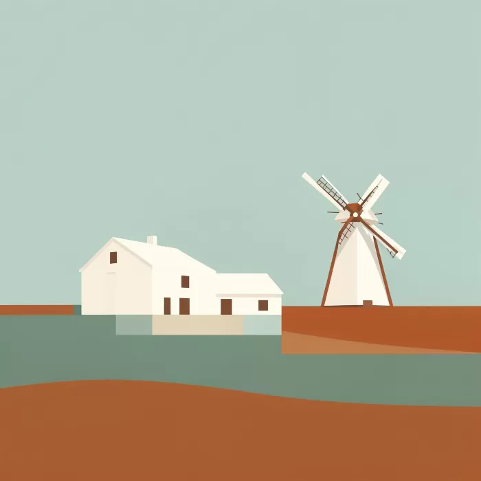 Rustic Windmill
