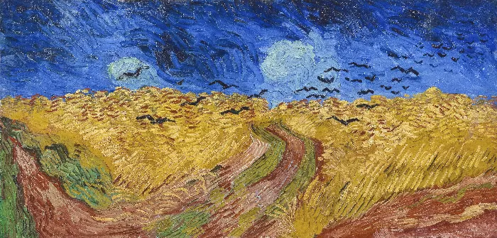Vincent van Goghs Wheatfield with Crows