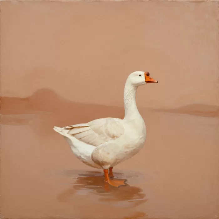 Solitary Goose