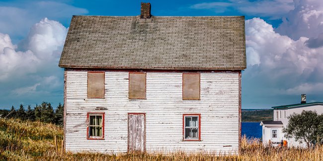 Abandoned Saltbox - Newfoundland art print