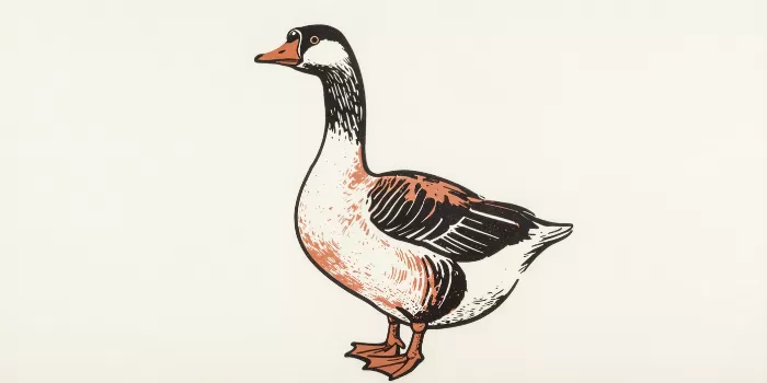 Carved Goose