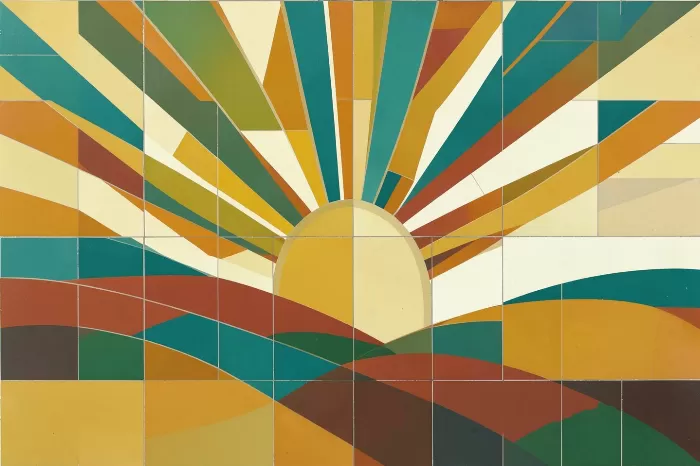 Mosaic Sunburst