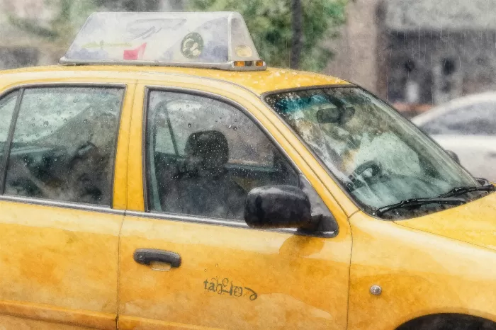 Taxi Reflection