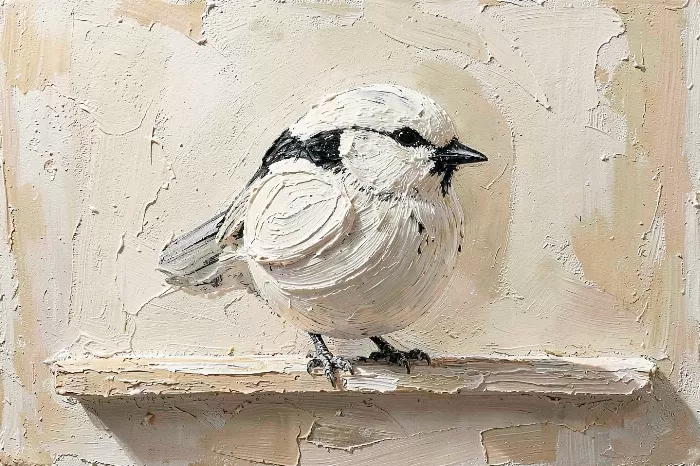 Plaster Chickadee