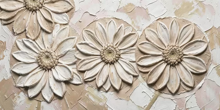 Pressed Dahlias