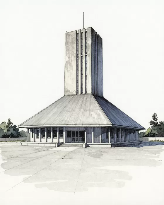 Brutalist Chapel