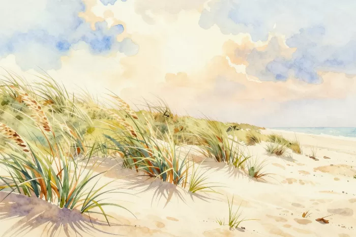 Sunlit Grasses