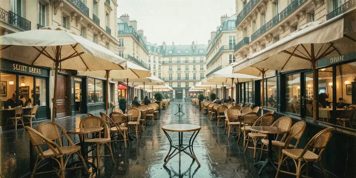 Rainy Terrace