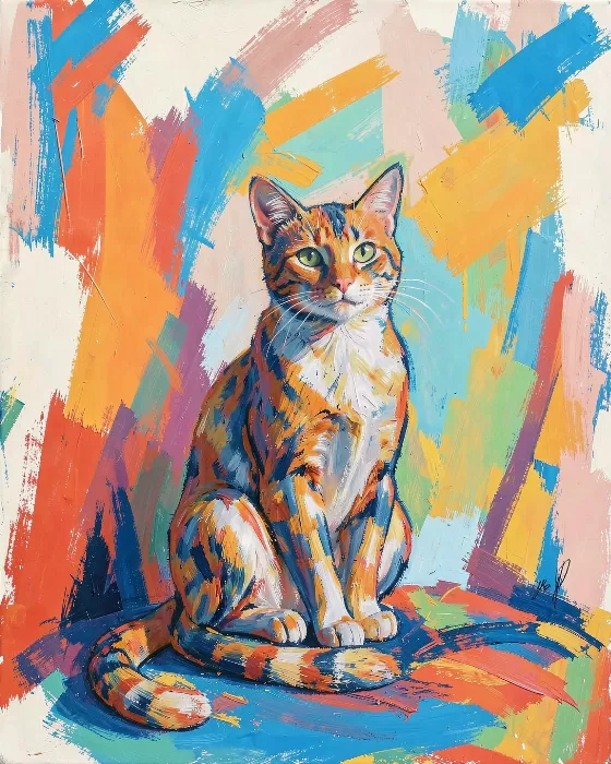 Seated Cat