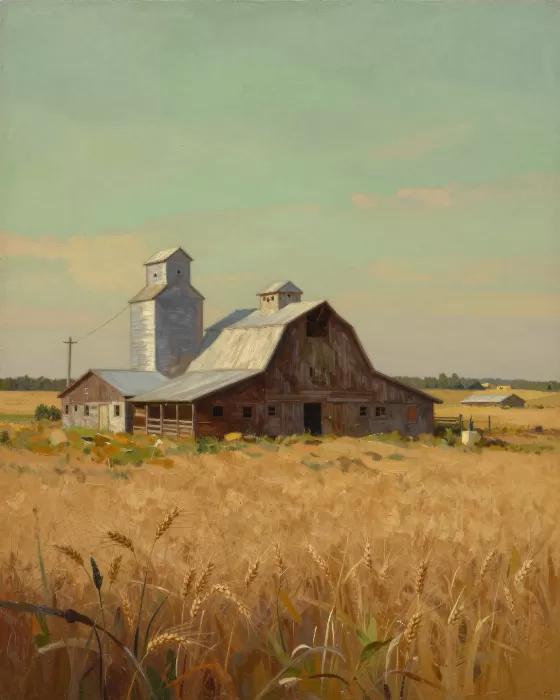 Evening Wheat
